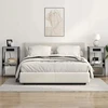 Šalia lovos spintelė 2 pcs Pilkas Sonoma 41 x 31 x 76 cm