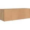 TV staliukas TV spintelių komplektas 72 x 35 x 37 cm Ruda Apdirbta mediena