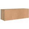 TV staliukas TV spintelių komplektas 72 x 35 x 37 cm Ruda Apdirbta mediena
