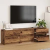 TV staliukas TV vienetai 180 x 34 x 50 cm Senovinis medis Apdirbta mediena