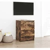 TV staliukas Televizoriaus spintelė, dūminio ąžuolo, 40x35x54cm, mediena