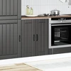 kriauklės pagrindo spintelė "Lucca" Juodas Engineered Wood
