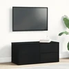TV staliukas Televizoriaus spintelė 80 x 34 x 36 cm Juodas ąžuolas