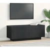 TV staliukas Televizoriaus spintelė 100 x 35 x 40 cm Juodas ąžuolas