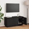TV staliukas Televizoriaus spintelė 100 x 38 x 49 cm Juodas ąžuolas