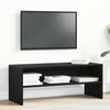 TV staliukas televizoriaus spintelė juodas ąžuolas 100x40x40 cm