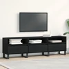 TV staliukas Televizoriaus spintelė 150 x 30 x 44,5 cm Juodas ąžuolas