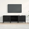 TV staliukas TV spintelių komplektas Juodas ąžuolas 150 x 30 x 50 cm