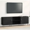 TV staliukas TV spintelių komplektas Juodas ąžuolas 150 x 30 x 50 cm