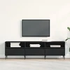 TV staliukas Televizoriaus spintelė 150 x 30 x 44,5 cm Juodas ąžuolas