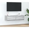 TV staliukas Televizoriaus spintelė 100 x 31 x 25,5 cm Pilka sonoma ąžuolo