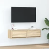 TV staliukas Televizoriaus spintelė 100 x 31 x 25,5 cm Sonoma ąžuolas
