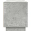 TV staliukas TV spintelė su LED lemputėmis, betono pilka, 100x41x50 cm