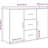 indauja Sena mediena 90x29,5x65 cm Inžinerinė mediena
