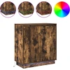 LED Bufetas Dūminio ąžuolo 71 x 34,5 x 75 cm Apdirbta mediena
