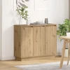 LED Bufetas Amatininkų ąžuolas 90 x 32 x 75 cm Apdirbta mediena