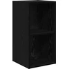 TV staliukas TV spintelių komplektas 37 x 37 x 72 cm Juodas ąžuolas