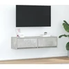 TV staliukas Televizoriaus spintelė Betono pilka 100 x 31 x 25,5 cm