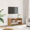 TV staliukas TV spintelė, artisano ąžuolo, 80x40x40cm, apdirbta mediena