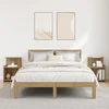Šalia lovos spintelė 2 pcs Amatininkų ąžuolas 40 x 35 x 60 cm