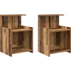 Šalia lovos spintelė 2 pcs Senas medis 40 x 35 x 60 cm