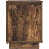 Spintelės prie lovos su LED lemputėmis 2 vnt Rūkytas ąžuolas