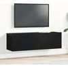 TV staliukas Televizoriaus spintelė 100 x 30 x 30 cm Juodas ąžuolas