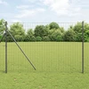 Euro tvora 1,6 x 10 m PVC padengta geležis Pilka