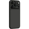 „AmazingThing“ stiklinis dėklas „Apple iPhone 17 Pro / Pro Max“ su pilku aliuminio rėmeliu