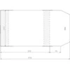 Kepurė Sztapel Reguliuojamas dangtis 244x410mm (50vnt)