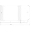 Sztapel Reguliuojamas dangtis 290x520mm (50vnt)