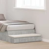 Lovos stalčiai Betono pilka 75 x 36,5 x 16,5 cm