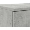 Lovos stalčiai Betono pilka 75 x 36,5 x 16,5 cm