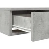 Lovos stalčiai Betono pilka 120 x 36,5 x 16,5 cm