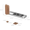 Szybkozłączka SmallRig L-Shaped Mount Plate with Wooden Handle for FUJIFILM X-E5 (Rosewood, Sidabrinis) (5984)