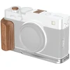 Szybkozłączka SmallRig L-Shaped Mount Plate with Wooden Handle for FUJIFILM X-E5 (Rosewood, Sidabrinis) (5984)