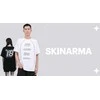 T-shirt Skinarma Delta M baltos spalvos