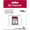 Atminties kortelė Transcend SDXC 340S 128GB Class 10 UHS-I U3 A2 V30