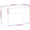 taburetė Old Wood 70x35x45 cm Engineered Wood