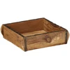 Padėklas 4 vnt. Ruda 29 x 31 x 10 cm Kietas atkurtas medis
