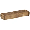 Padėklas 4 vnt. Ruda 57 x 15 x 9 cm Kietas atkurtas medis