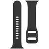 Tactical Taktinis dirželis Apple Watch 42mm / 44mm silikoninis su sagtimi juodas TWA42/44BB