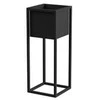 Garden Center Tajemniczy ogród FLOWER POT COVER NANTES S Juodas 23X23X60