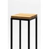 Garden Center Tajemniczy ogród FLOWER STAND LAVAL M Juodas OAK 19X19X77