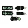 Takata Replica 5 taškų 3 colių juodi sportiniai saugos diržai