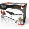Vaflinė Adler | Vaflinio dubens gaminimo aparatas | AD 3062 | 1000 W | Kepinių skaičius 2 | Dubuo | Baltas