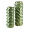 Mondex TALLIE Žalias vaza 13x9x35cm