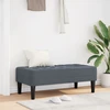 suoliukas su pagalve Tamsiai pilka 113 x 57 x 39 cm Aksomas