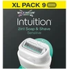 Wilkinson Sword Wilkinson Intuition Sensitive įdėklai su 4 ostrzami 9szt