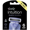 Wilkinson Sword Wilkinson Intuition Quattro Sensitive skutimosi kasetė su 4 peiliukais, 6 vnt.